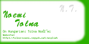 noemi tolna business card